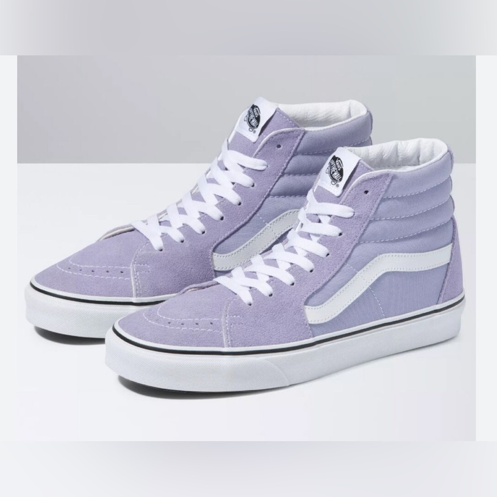 Lavender High Top Vans